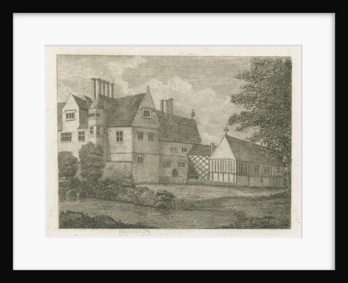 Brewood - Black Ladies Priory: engraving, nd [?18th cent] by Stebbing Shaw