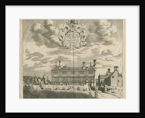 Broughton Hall: copper-plate engraving, nd [1653-1686] by Michael Burghers