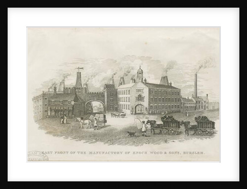 Burslem - factory of Enoch Wood & Sons' by Enoch Wood