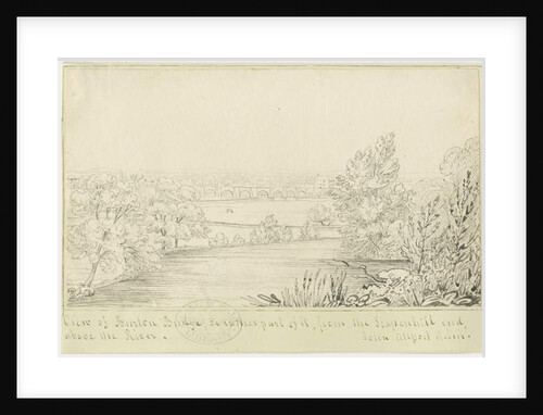 Burton-upon-Trent Bridge and Town by John Allport