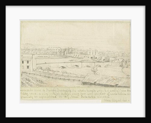 Burton-upon-Trent Bridge and Town by John Allport