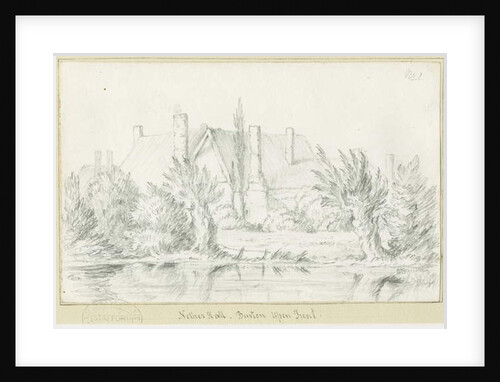 Burton-upon-Trent - Nether Hall: pencil drawing, nd [?19th cent] by School English