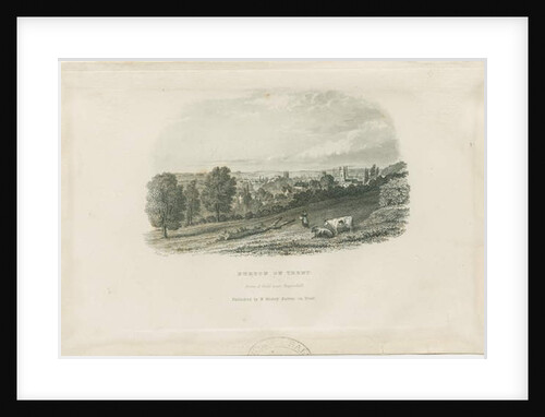 Burton-upon-Trent Bridge and Town by School English