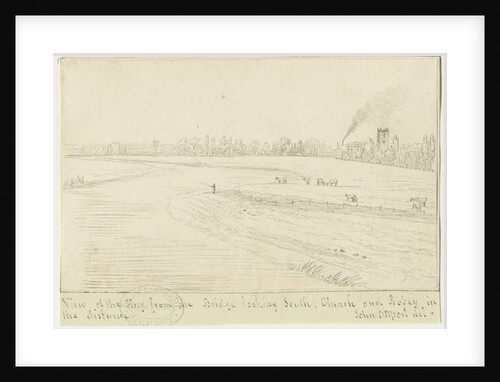 Burton-upon-Trent: pen and ink drawing, nd [1799-1854] by John Allport