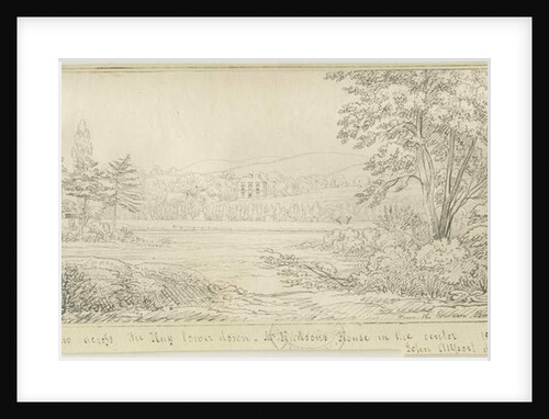 Burton-upon-Trent: pen and ink drawing, 1818 by John Allport