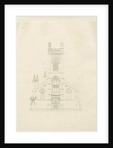 Burton-upon-Trent - Holy Trinity Church: drawing, nd [?1820s] by School English