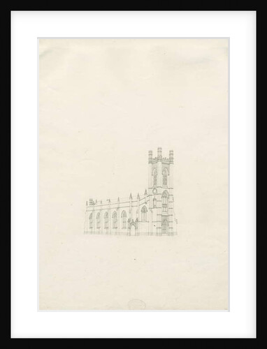 Burton-upon-Trent - Holy Trinity Church: drawing, nd [?1820s] by School English