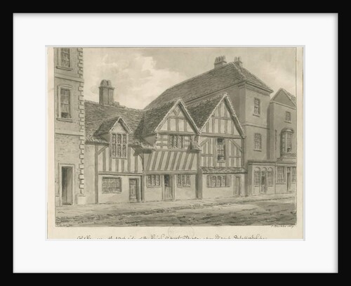 Burton-upon-Trent - Old Houses on High Street by John Buckler