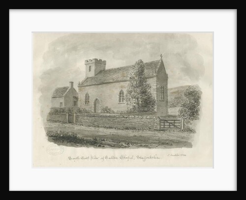 Calton Chapel - Now 'St. Mary's Church' by John Buckler