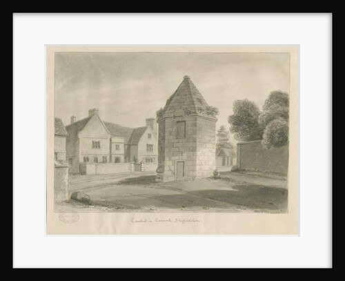 Cannock Town - Conduit: sepia drawing, 1841 by John Chessell Buckler