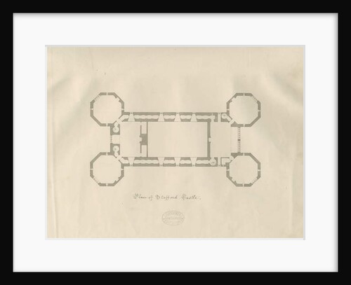 Castle Church - Stafford Castle: pen and wash drawing, nd [19th cent] by School English