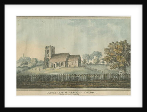 Castle Church - Church: water colour painting, nd [18th cent] by William Carter