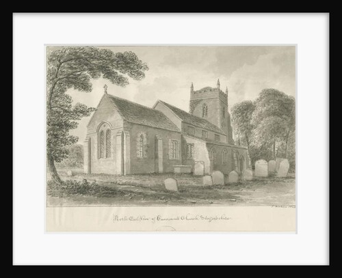 Caverswall Church by John Buckler