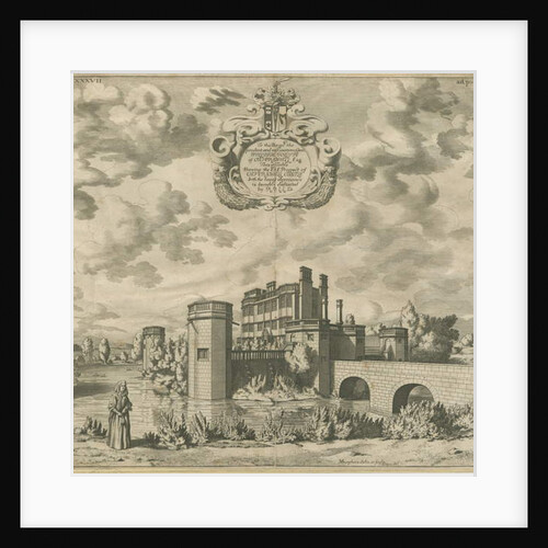Caverswall Castle: copper-plate engraving, nd [1653-1686] by Michael Burghers