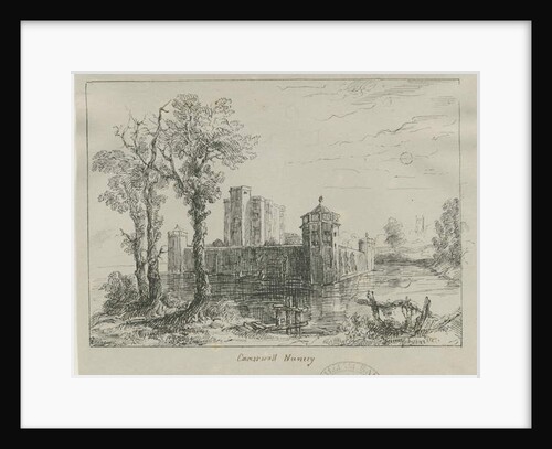 Caverswall Castle: ink sketch, nd [?19th cent] by School English