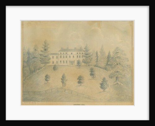 Charnes Hall: pencil and wash drawing, nd [19th cent] by C.B Ash