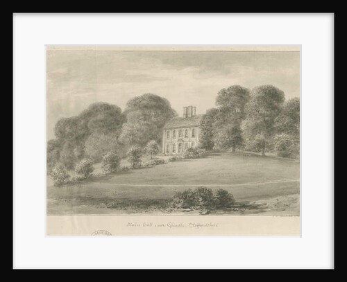 Cheadle - Hales Hall by John Chessell Buckler