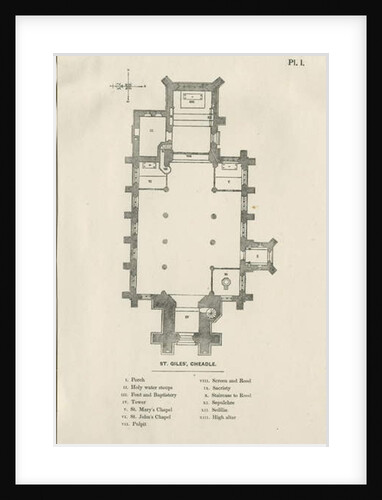 Cheadle - St. Giles Church by School English