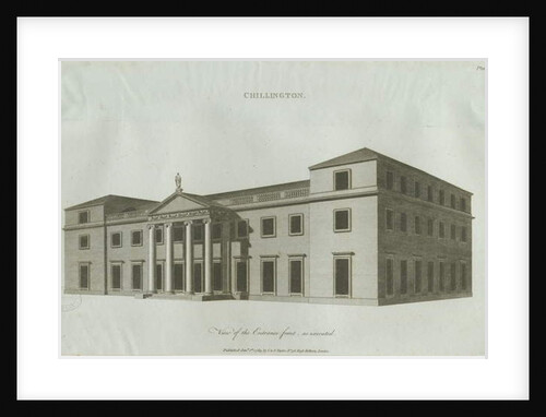 Chillington Hall: engraving, 1789 by John Soane