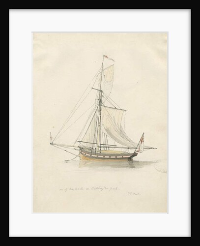 Chillington Park - Pool: pen and water colour drawing by Thomas Peploe Wood