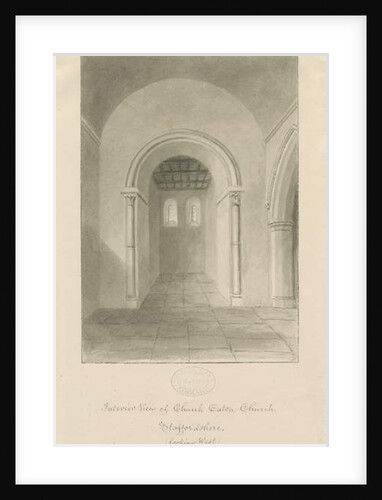 Interior of Church Eaton Church by John Buckler
