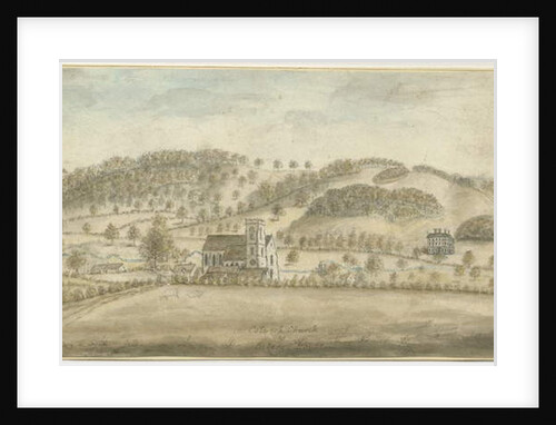 Colwich Church and Oakedge House by Stebbing Shaw