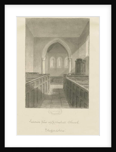 Interior of Coppenhall Church by John Buckler