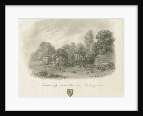 Dieulacres Abbey by John Buckler