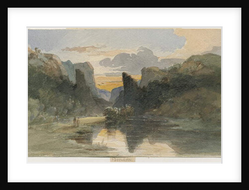 Dovedale - landscape by Thomas Peploe Wood
