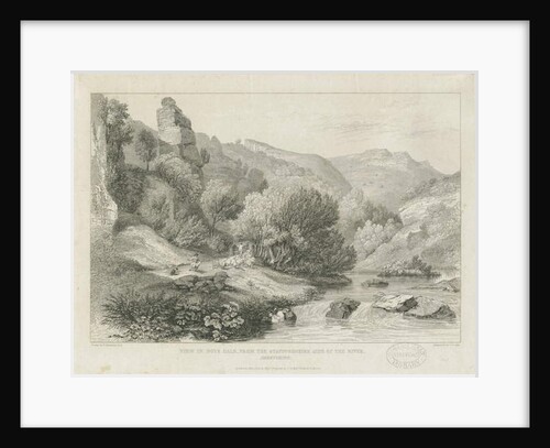 Dovedale - landscape: engraving, nd [19th cent] by Francis Legatt Chantrey