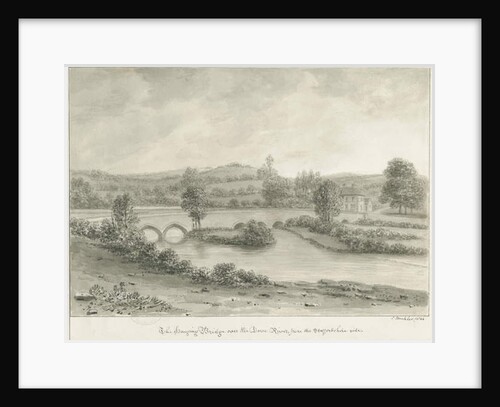 Dovedale - 'The Hanging Bridge' by John Buckler