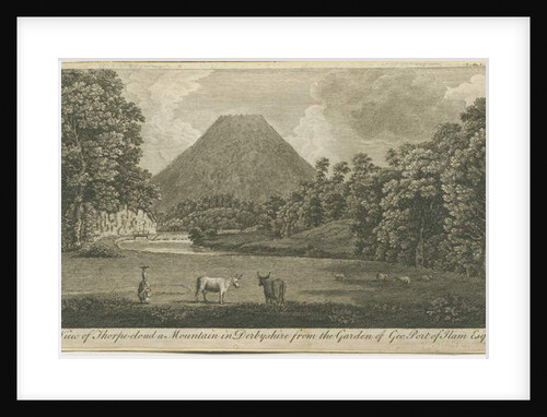 Dovedale - Thorpe Cloud: engraving, nd [c 1790] by Thomas of Derby Smith