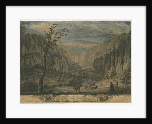 Dovedale - Eight Prospects: engraving, nd [?1743] by Thomas of Derby Smith (after)
