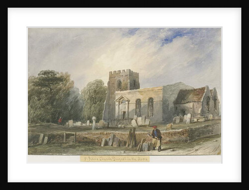Draycott in the Moors Church: water colour painting, nd [?19th cent] by Lewis John Wood