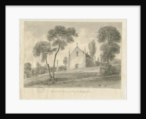 Cresswell - Draycott-in-the-Moors Catholic Chapel by John Chessell Buckler