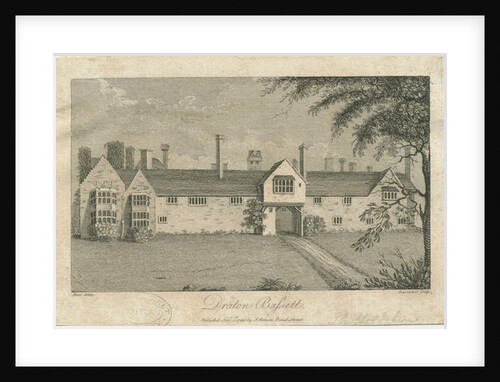 Drayton Bassett - 'Drayton Manor': engraving, nd [c 1791] by Stebbing Shaw