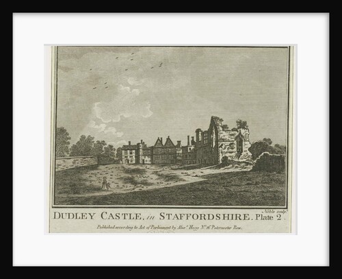 Dudley Castle - The Keep: copper-plate engraving, [14 Apr 1775] by School English