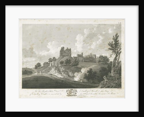 Dudley Castle: engraving, nd [1762-1802] by Stebbing Shaw