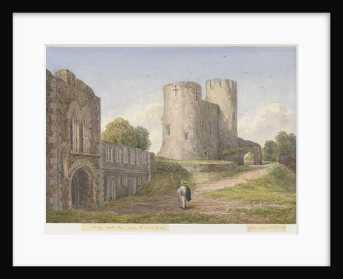 Dudley Castle - The Keep: water colour painting, 8 Jun 1843 by School English