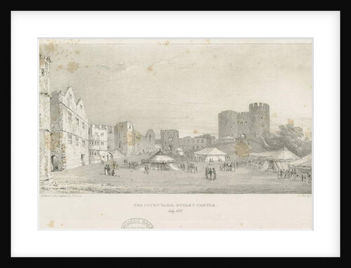Dudley Castle - The Keep by Charles Joseph Hullmandel