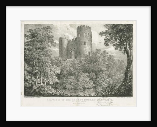 Dudley Castle - The Keep by Charles Joseph Hullmandel