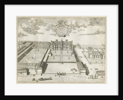 Ingestre Hall: copper-plate engraving, nd [1653-1686] by Michael Burghers
