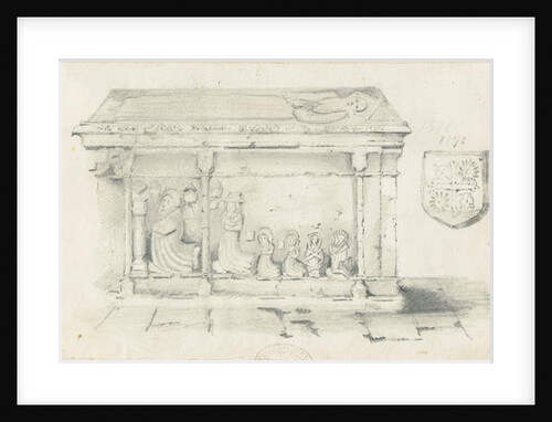 Eccleshall Church - Tomb of Bishop Bentham by Thomas Peploe Wood