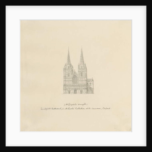 Lichfield Cathedral - West Front by William Dugdale