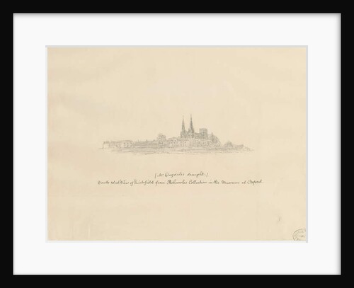 Lichfield Cathedral - South West View by William Dugdale