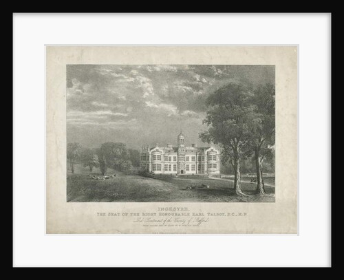 Ingestre Hall by Moses Webster