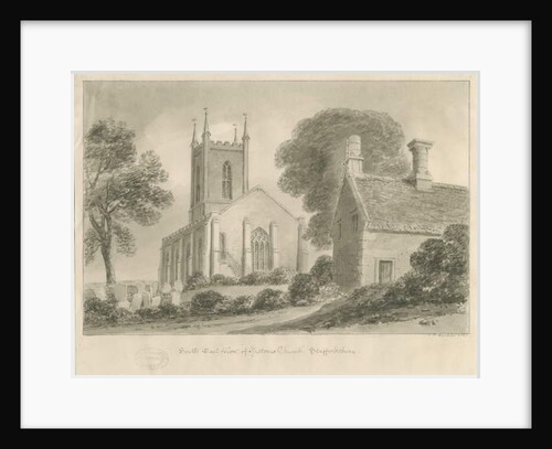 Ipstones Church by John Chessell Buckler