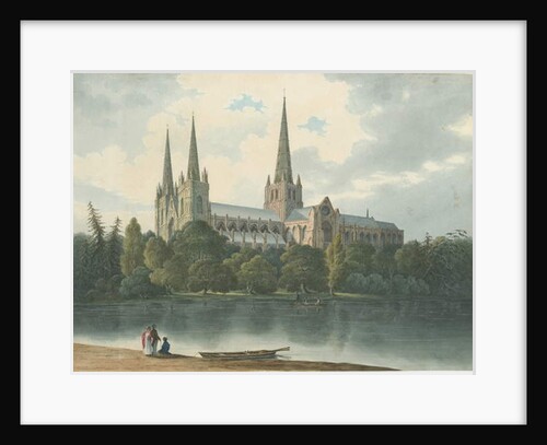 Lichfield Cathedral - South West View by Robert Noyes