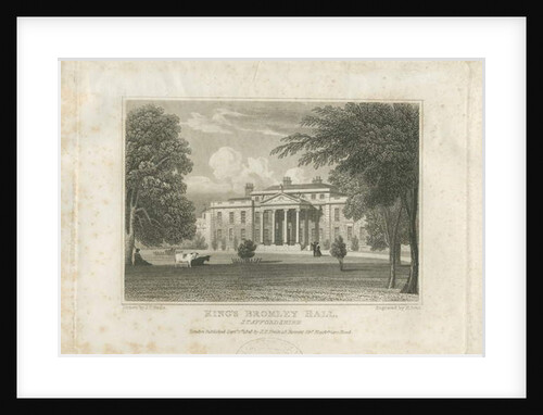 Kings Bromley Hall by J. P. Neale