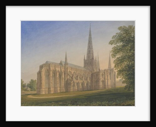 Lichfield Cathedral - North East View by John Buckler